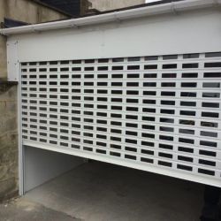 roller shutter with panels